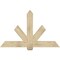 Ekena Millwork Kennewick Rough Sawn Timber Gable Bracket, Douglas Fir, 60"W x 38"H x 4"D x 6"F, 15/12 Pitch GBW060X38X0406KEN00RDF - alternate 1
